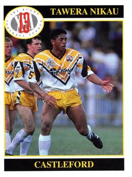 1991 Merlin Rugby League #28 Tawera Nikau Front